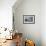 A Magellanic penguin shaking water off its feathers after a swim, Martillo Island, Argentina, South-Fernando Carniel Machado-Framed Photographic Print displayed on a wall