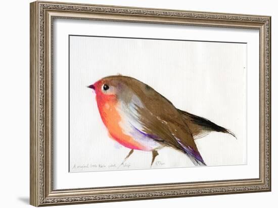 A Magical Little Robin Called Wisp, 2011-Nancy Moniz-Framed Giclee Print