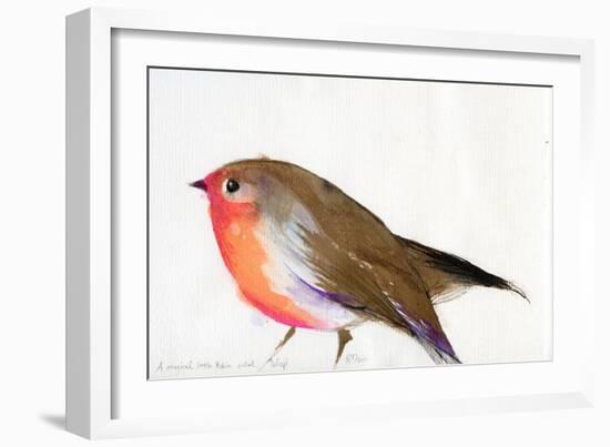 A Magical Little Robin Called Wisp, 2011-Nancy Moniz-Framed Giclee Print