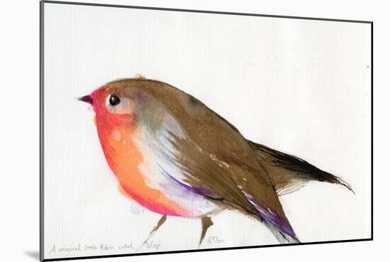 A Magical Little Robin Called Wisp, 2011-Nancy Moniz-Mounted Giclee Print