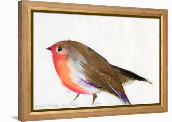 A Magical Little Robin Called Wisp, 2011-Nancy Moniz-Framed Premier Image Canvas