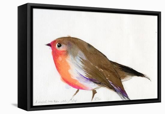 A Magical Little Robin Called Wisp, 2011-Nancy Moniz-Framed Premier Image Canvas