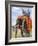 A Majestic Elephant at Bengal's Chief Festive Gathering, India, 1922-L Reverend Barber-Framed Giclee Print