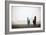 A Male And Female Surfer Hold Their Surfboards In The Olympic National Park In Washington State-Ben Herndon-Framed Photographic Print