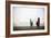 A Male And Female Surfer Hold Their Surfboards In The Olympic National Park In Washington State-Ben Herndon-Framed Photographic Print