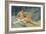 A Male Nude Reclining on Rocks (Oil on Canvas Board)-Henry Scott Tuke-Framed Giclee Print