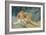 A Male Nude Reclining on Rocks (Oil on Canvas Board)-Henry Scott Tuke-Framed Giclee Print