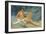 A Male Nude Reclining on Rocks (Oil on Canvas Board)-Henry Scott Tuke-Framed Giclee Print