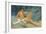 A Male Nude Reclining on Rocks (Oil on Canvas Board)-Henry Scott Tuke-Framed Giclee Print