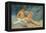 A Male Nude Reclining on Rocks (Oil on Canvas Board)-Henry Scott Tuke-Framed Premier Image Canvas