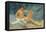 A Male Nude Reclining on Rocks (Oil on Canvas Board)-Henry Scott Tuke-Framed Premier Image Canvas