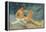 A Male Nude Reclining on Rocks (Oil on Canvas Board)-Henry Scott Tuke-Framed Premier Image Canvas