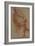 A Male Nude Seated with His Back Turned-Annibale Carracci-Framed Giclee Print