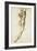 A Male Nude Seen from Behind, Study for the Battle of Cascina-null-Framed Giclee Print