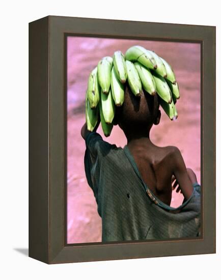 A Malnourished Hutu Refugee Returns to His Family-null-Framed Premier Image Canvas