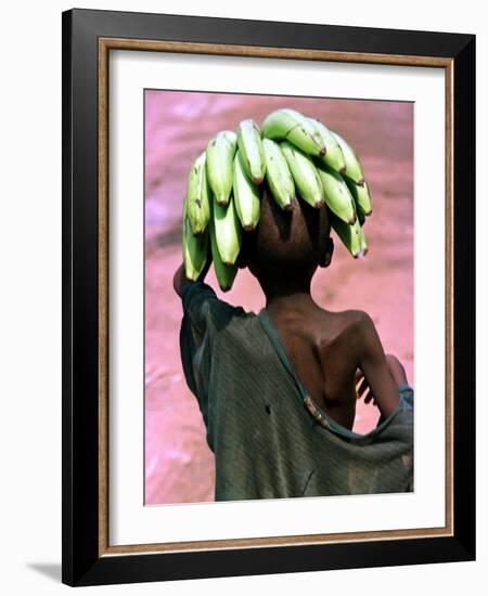 A Malnourished Hutu Refugee Returns to His Family-null-Framed Photographic Print
