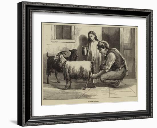 A Maltese Milkman-null-Framed Giclee Print