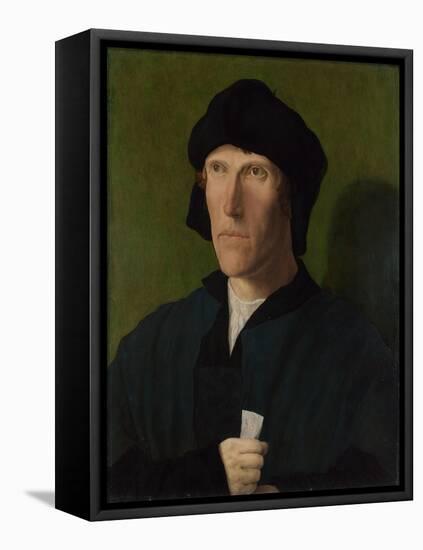 A Man Aged 38, Ca 1521-Lucas van Leyden-Framed Premier Image Canvas