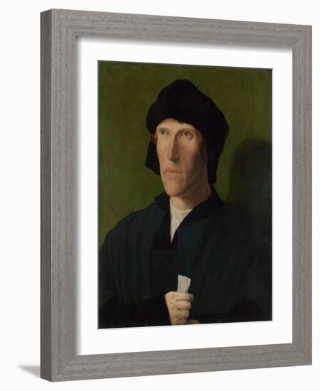 A Man Aged 38, Ca 1521-Lucas van Leyden-Framed Giclee Print