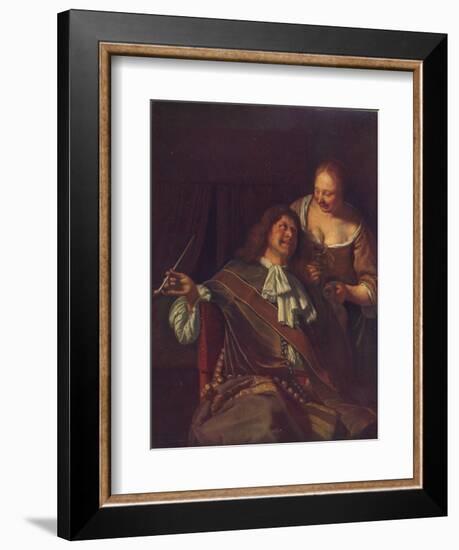 A Man and a Woman, 1907-Frans Van Mieris-Framed Giclee Print