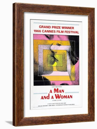A Man and a Woman, (AKA Un Homme Et Une Femme), 1966-null-Framed Art Print