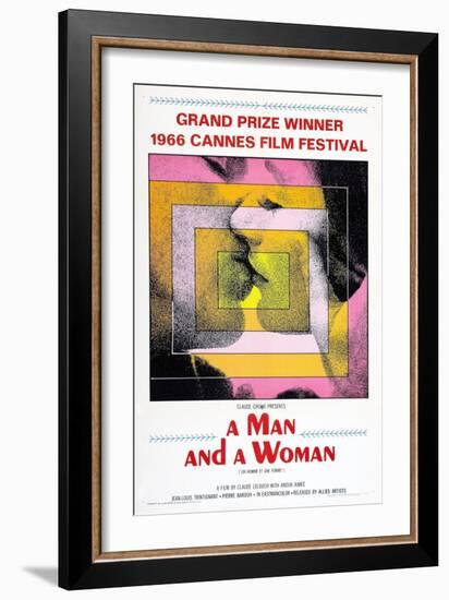 A Man and a Woman, (AKA Un Homme Et Une Femme), 1966-null-Framed Art Print