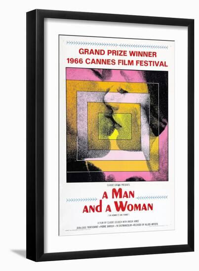 A Man and a Woman, (AKA Un Homme Et Une Femme), 1966-null-Framed Premium Giclee Print