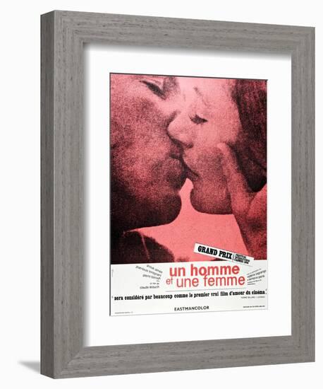 A Man and a Woman (aka Un Homme et une Femme)-null-Framed Premium Giclee Print