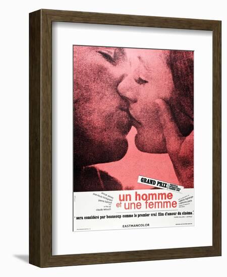 A Man and a Woman (aka Un Homme et une Femme)-null-Framed Premium Giclee Print