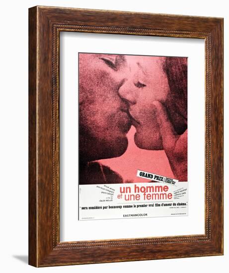 A Man and a Woman (aka Un Homme et une Femme)-null-Framed Premium Giclee Print