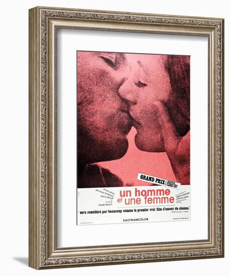 A Man and a Woman (aka Un Homme et une Femme)-null-Framed Art Print