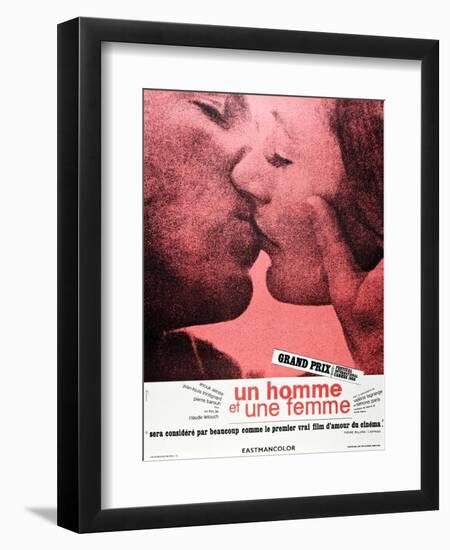 A Man and a Woman (aka Un Homme et une Femme)-null-Framed Art Print