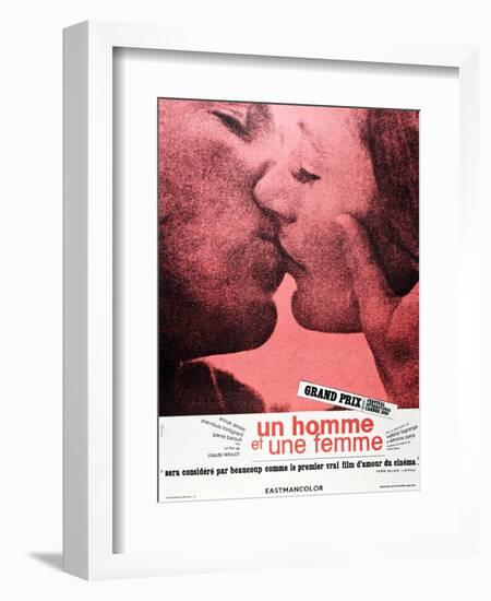 A Man and a Woman (aka Un Homme et une Femme)-null-Framed Art Print