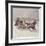 A Man and a Woman Riding a Horse-Drawn Sledge-Louis Vallet-Framed Giclee Print