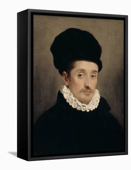 A Man, between 1520 and 1578 (Oil on Canvas)-Giovanni Battista Moroni-Framed Premier Image Canvas