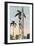 A Man Climbing a Palm Tree, Cuba, 1911-null-Framed Giclee Print