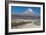 A Man Cycles in the Shadow of Sajama Volcano in Sajama National Park-Alex Saberi-Framed Photographic Print