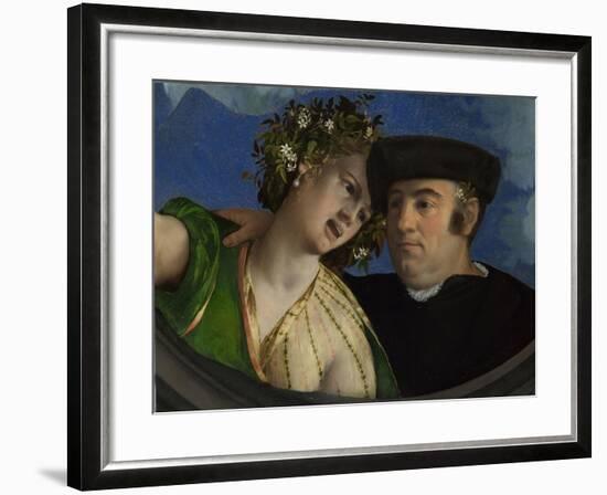 A Man Embracing a Woman, Ca 1524-Dosso Dossi-Framed Giclee Print