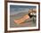 A Man Fishes from His Deck Chair in Platypus Bay on Fraser Island's West Coast, Australia-Andrew Watson-Framed Photographic Print