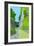 A man fishing in a valley-Hiroyuki Izutsu-Framed Giclee Print