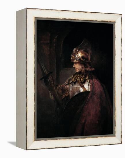 A Man in Armour, 1655-Rembrandt van Rijn-Framed Premier Image Canvas