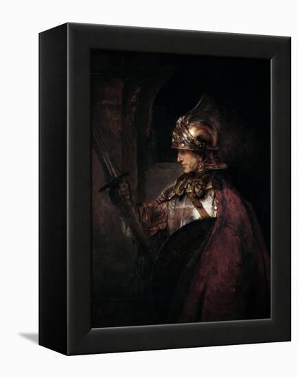 A Man in Armour, 1655-Rembrandt van Rijn-Framed Premier Image Canvas