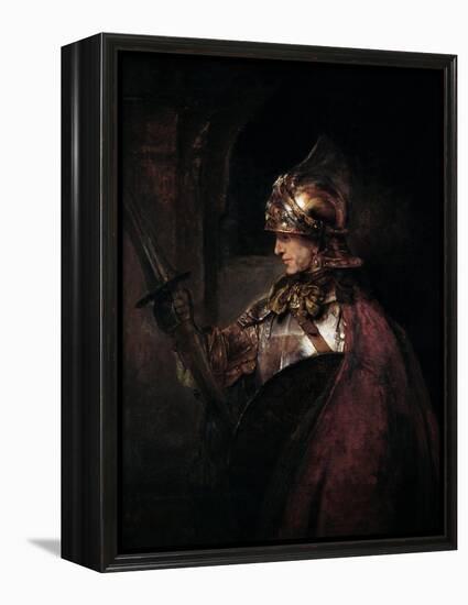 A Man in Armour, 1655-Rembrandt van Rijn-Framed Premier Image Canvas