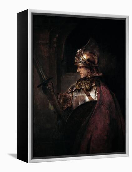 A Man in Armour, 1655-Rembrandt van Rijn-Framed Premier Image Canvas