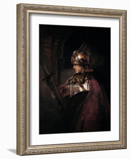 A Man in Armour, 1655-Rembrandt van Rijn-Framed Giclee Print