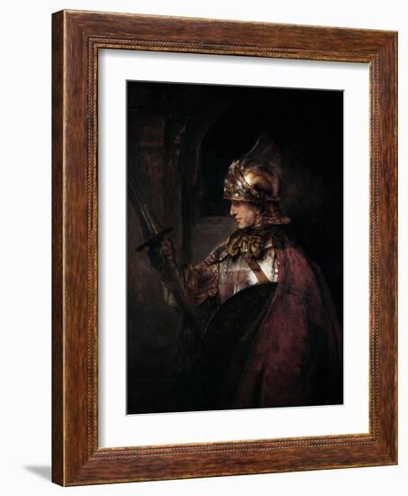 A Man in Armour, 1655-Rembrandt van Rijn-Framed Giclee Print