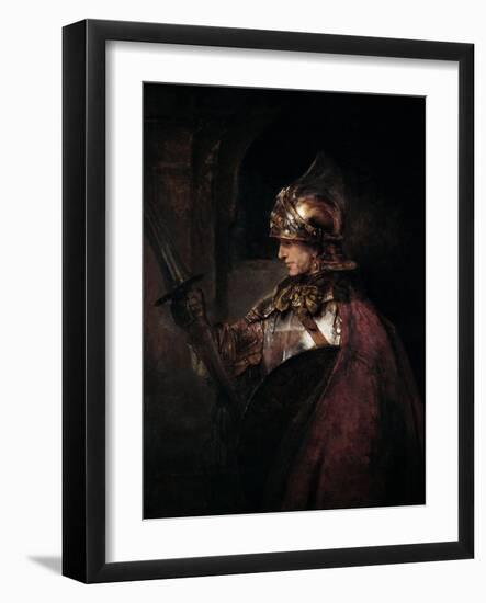 A Man in Armour, 1655-Rembrandt van Rijn-Framed Giclee Print