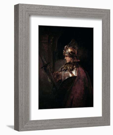 A Man in Armour, 1655-Rembrandt van Rijn-Framed Giclee Print