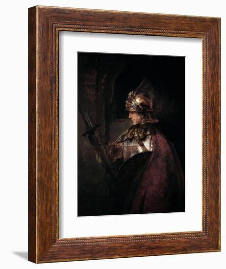 A Man in Armour, 1655-Rembrandt van Rijn-Framed Giclee Print