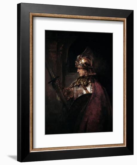 A Man in Armour, 1655-Rembrandt van Rijn-Framed Giclee Print